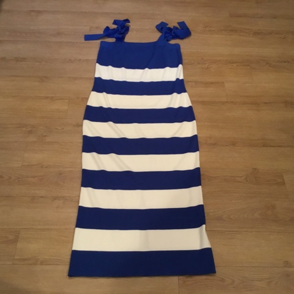 NWT BTFBM Spaghetti Strap Striped Maxi Casual Dress Plus Size XXL - Picture 6 of 8